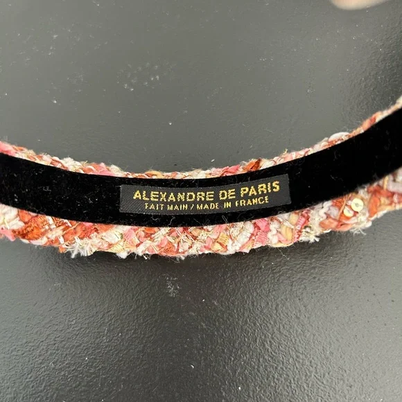 Alexandre De Paris Cotton Boucle Headband 